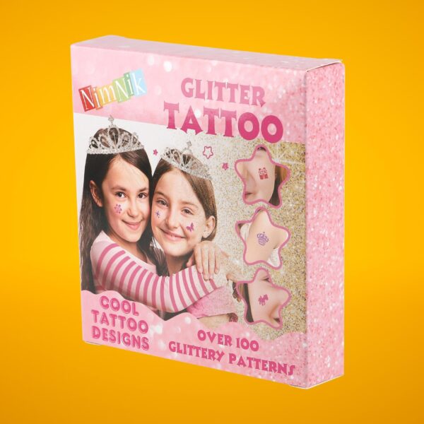 glitter tattoos for girls, temporary tattoos for kids nimnik